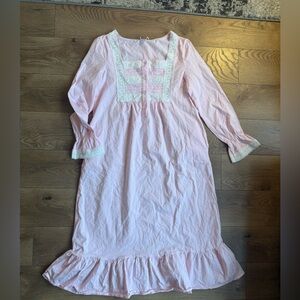 Light Pink Lace Trim Tunic sleep Dress